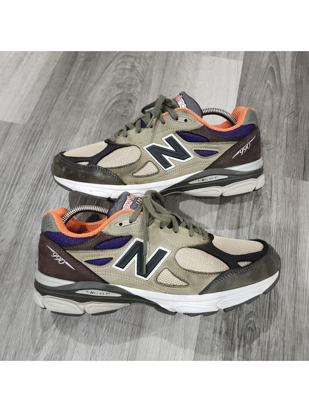 Teddy Santis x New Balance 990v3 Made in USA Tan Orange M990BT3 Mens 10